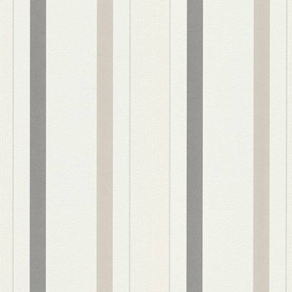 Vliestapete Summer Beat Streifen creme, taupe